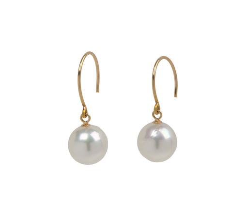 Shinkai Akoya Round Pearl Earrings