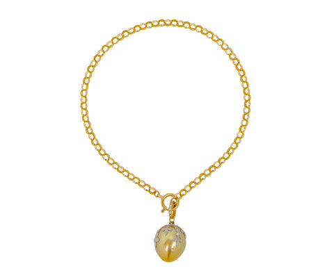 South Sea Pearl & Diamond Bracelet