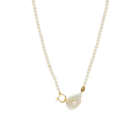 Freshwater Pearl Chain Pendant Necklace