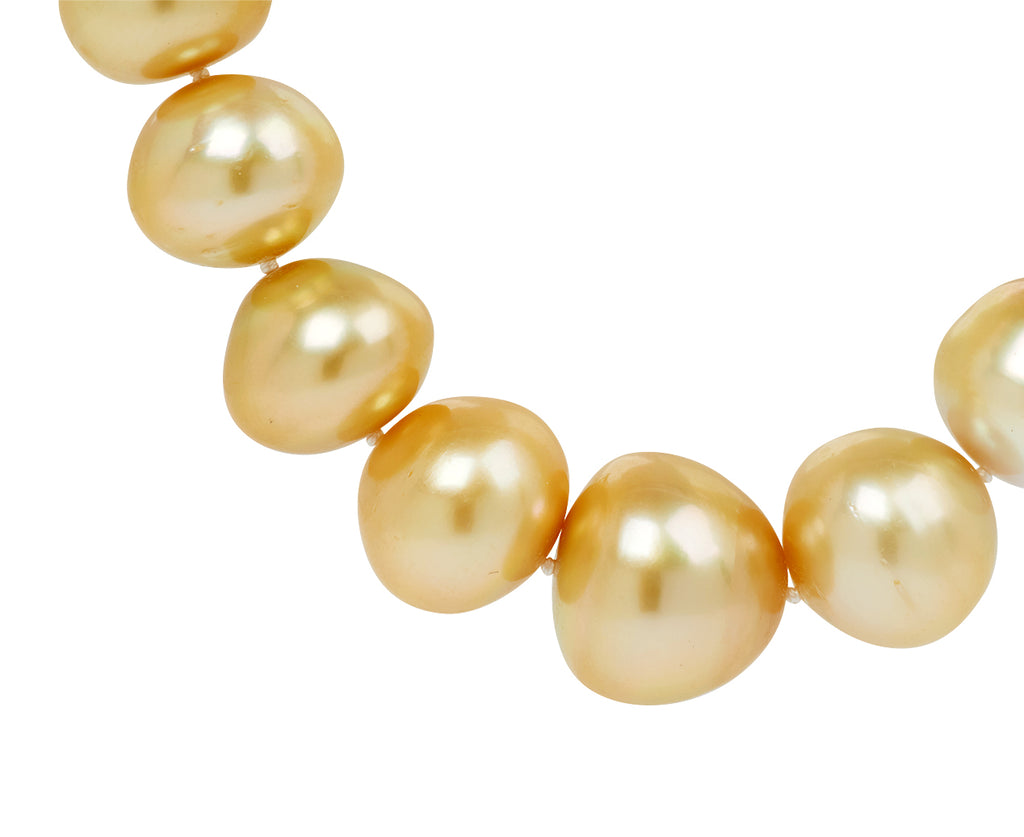 Golden South Sea Pearl Necklace