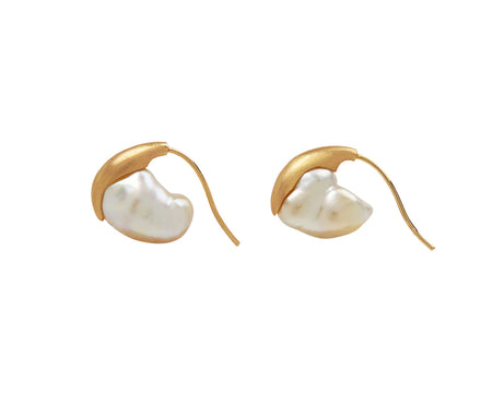 South Sea Keshi Pearl Earrings