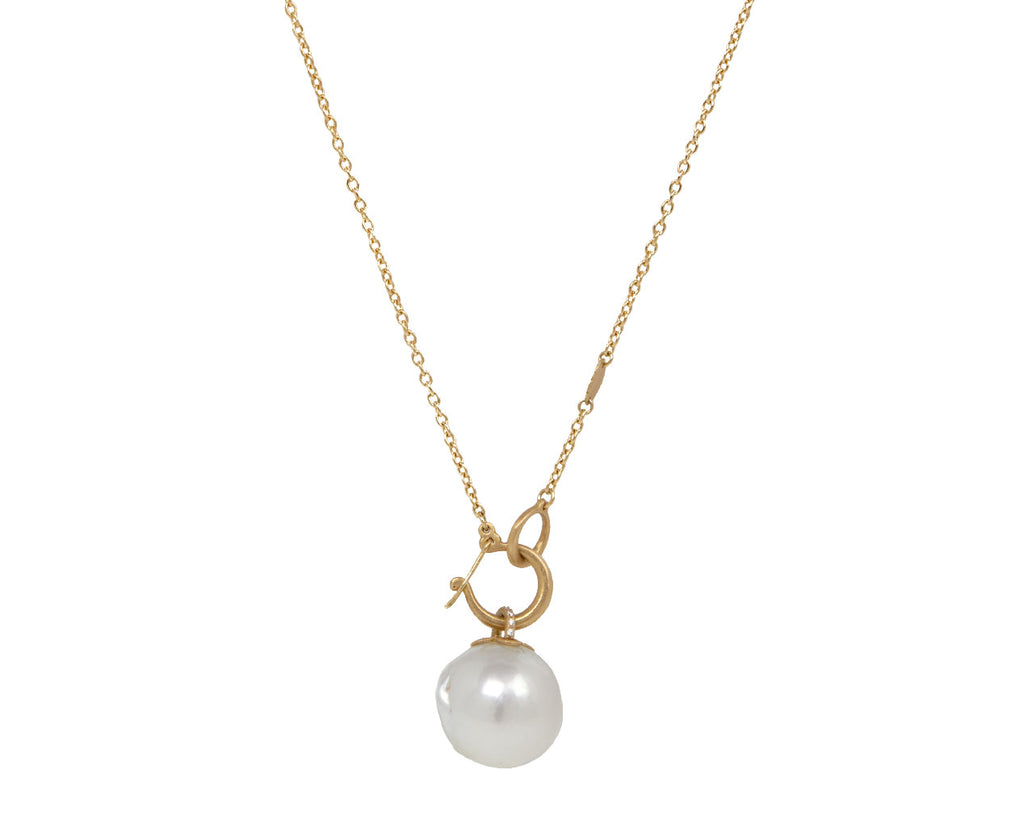 Shinkai South Sea Pearl Pendant Necklace - Back View