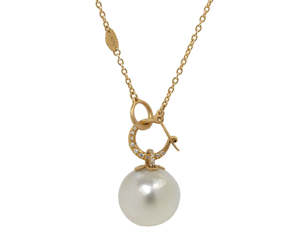 Shinkai South Sea Pearl Pendant Necklace - Closeup