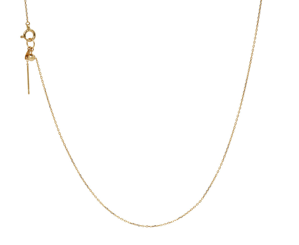 Wood Opal and Diamond Pendant Necklace