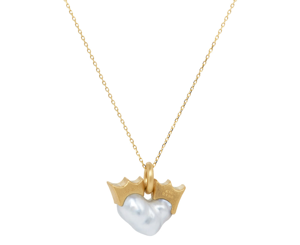 South Sea Pearl and Diamond Coronet Pendant Necklace