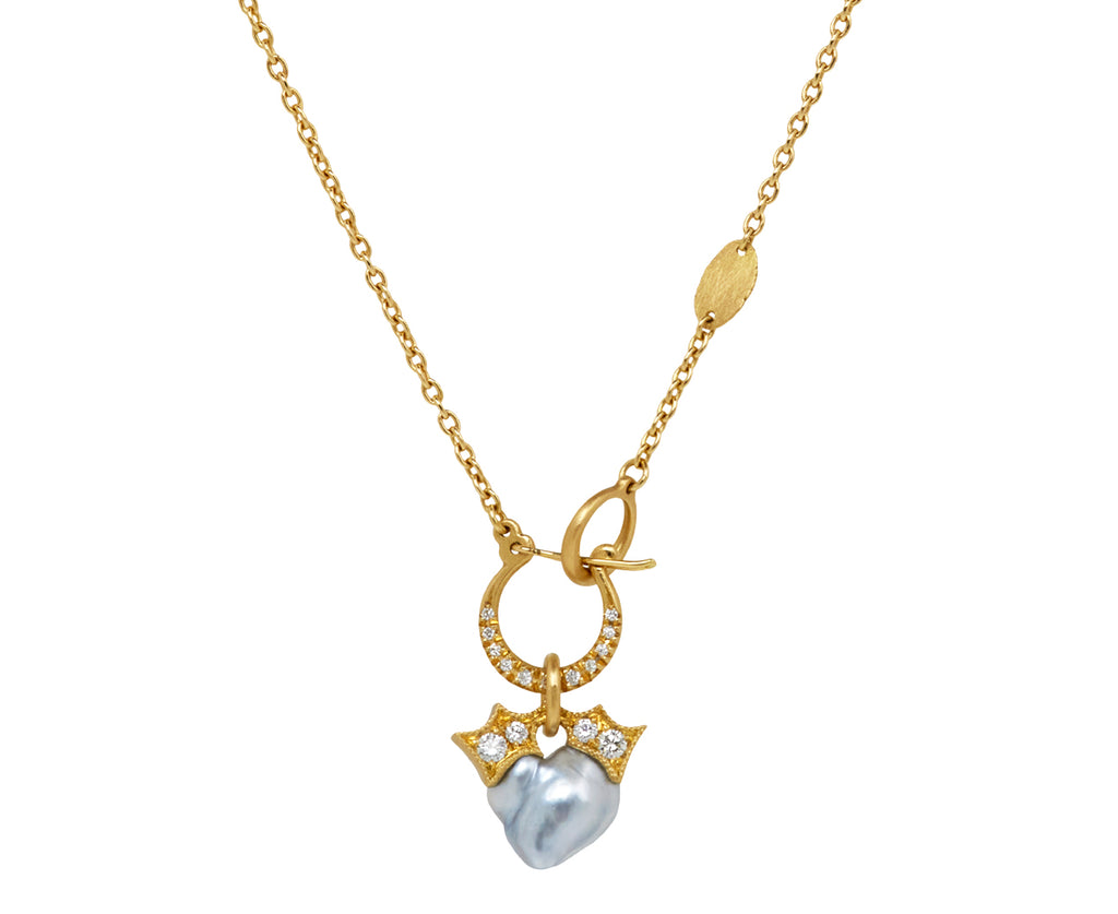 Coronet Keshi Pearl Pendant Necklace