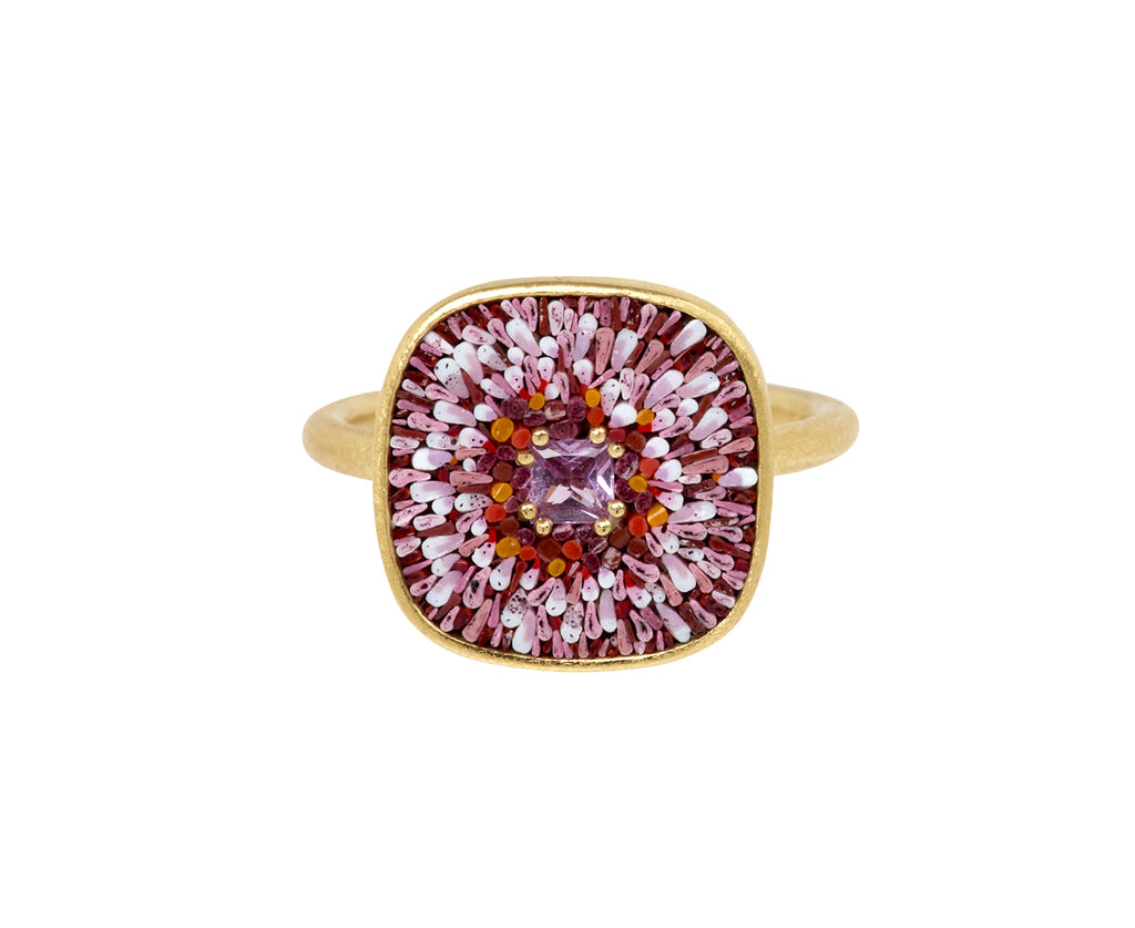 Micromosaic Bloom Ring