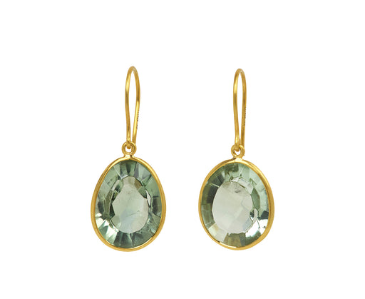 Green Amethyst Koh-I-Noor Colette Drop Earrings