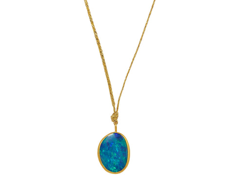 Pippa Small Alectrona Opal Colette Pendant Necklace