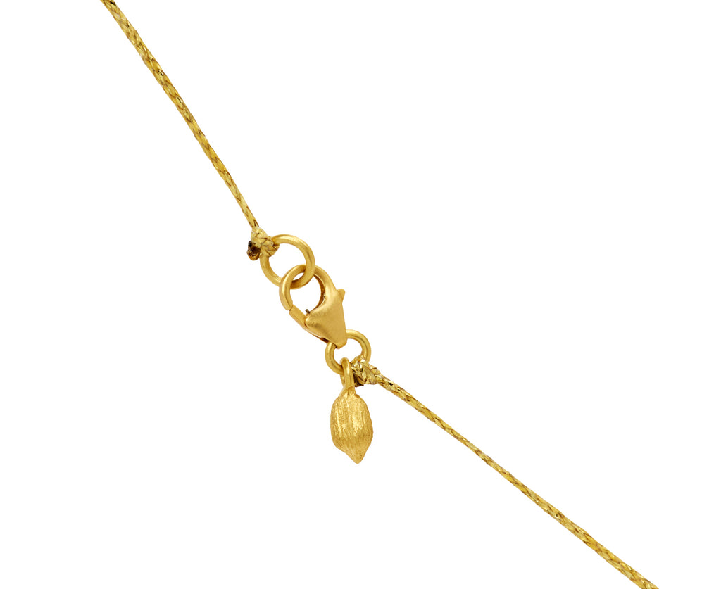 Gold Myanmar Single Bell Flower Necklace