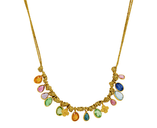 Mixed Twelve Stone Hanabi Necklace