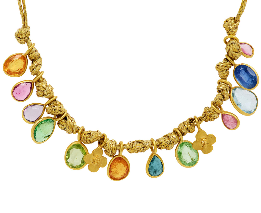 Mixed Twelve Stone Hanabi Necklace