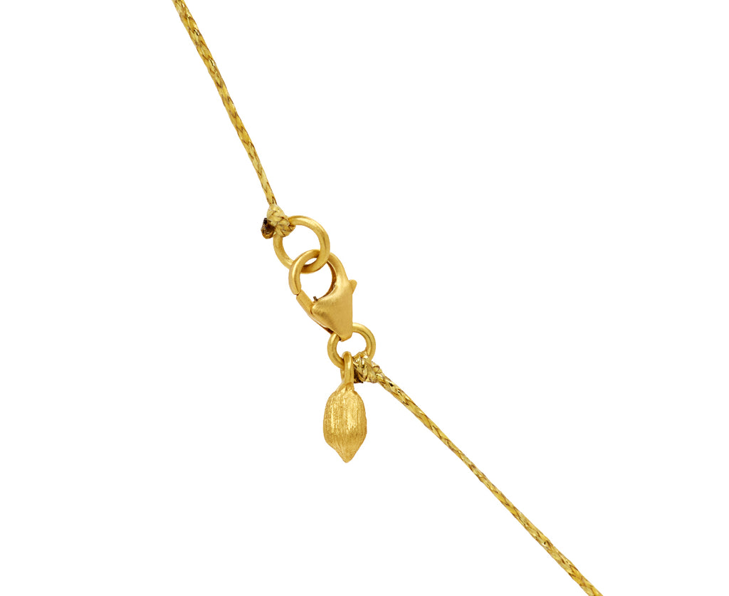 Myanmar Single Bell Flower with Spinel Necklace