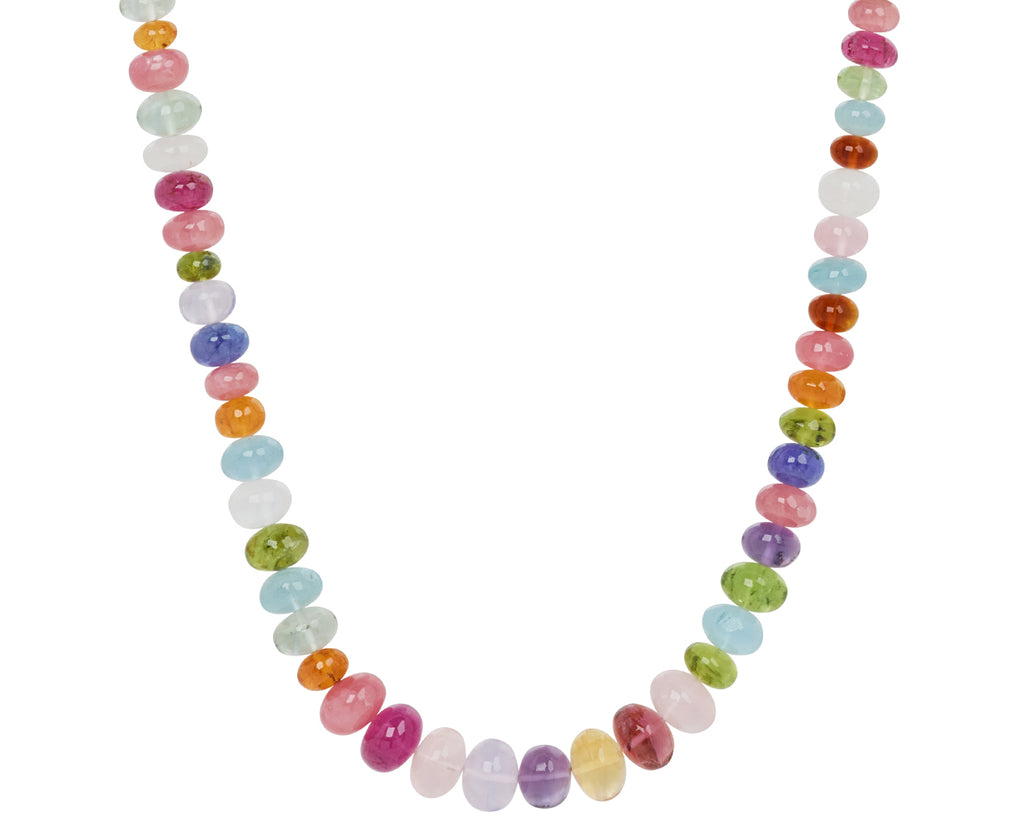 Mixed Stone Hanabi Beaded Necklace