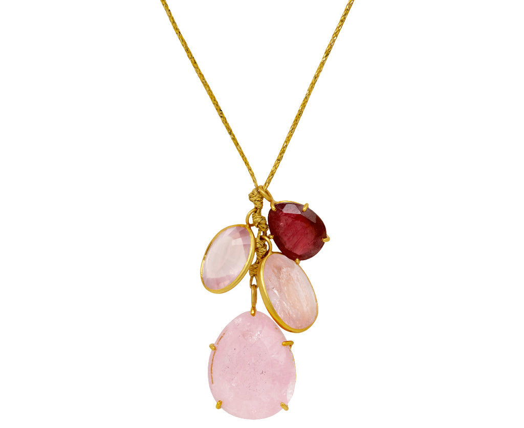 Pink Agra Four Colette Pendant Necklace
