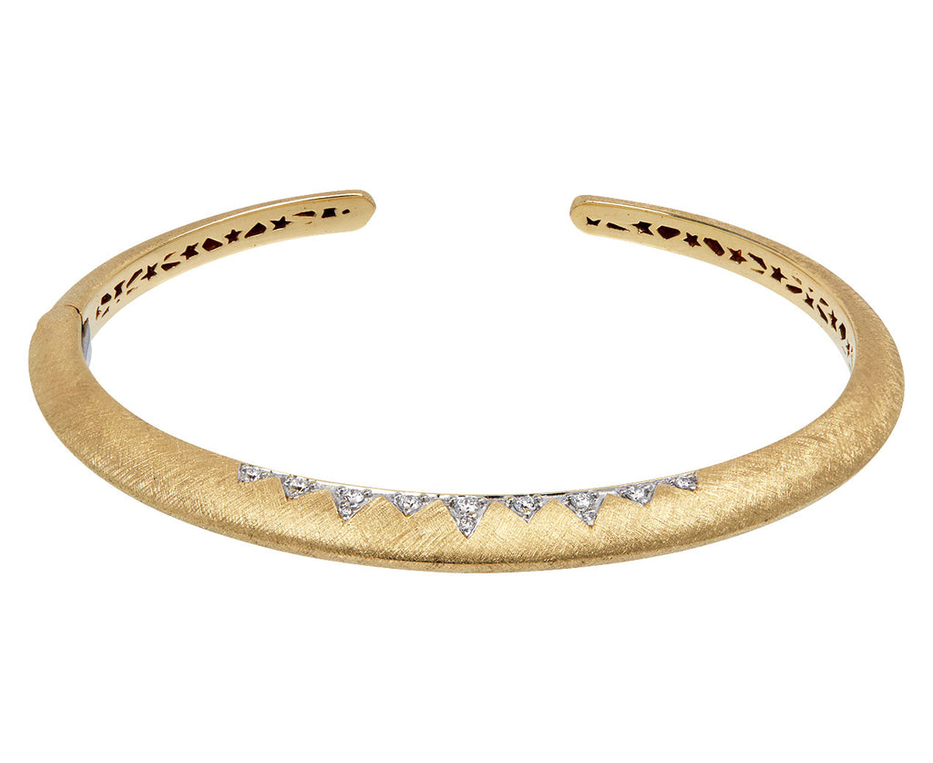Diamond Crown Cuff Bracelet