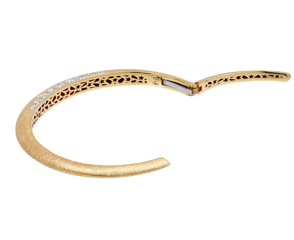 Diamond Crown Cuff Bracelet