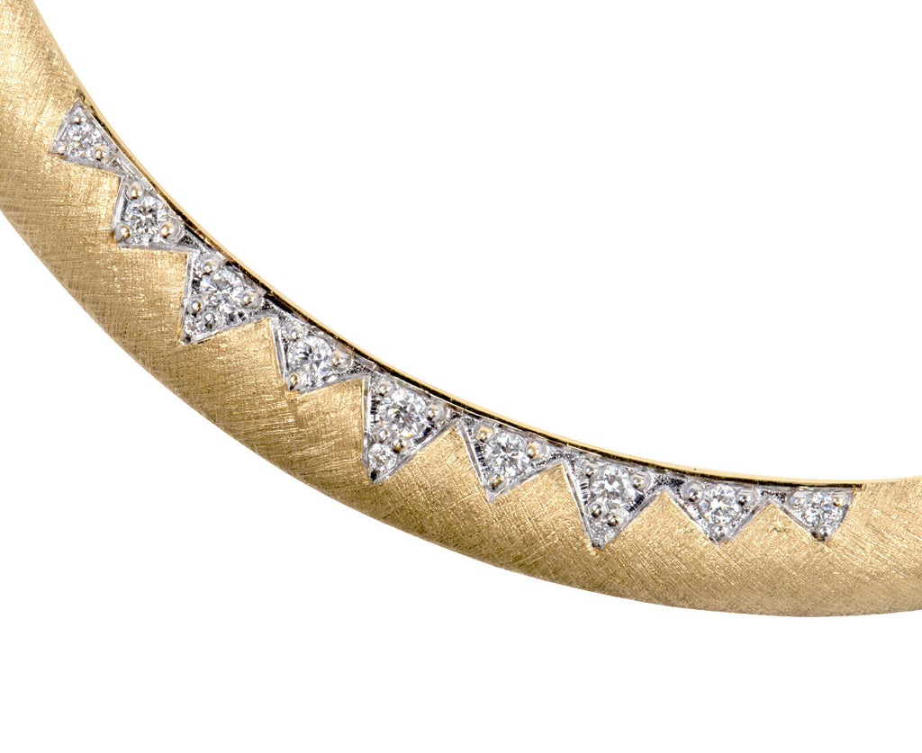 Diamond Crown Cuff Bracelet