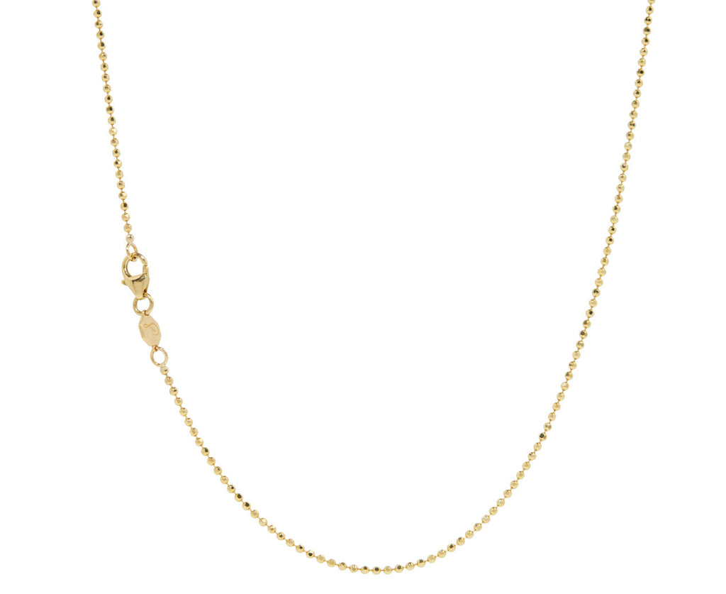 Diamond Cut Ball Chain Necklace