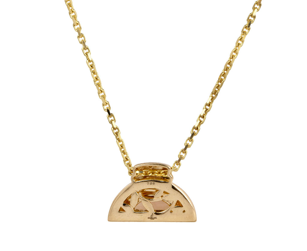 Pink Opal Alba Inlay Necklace