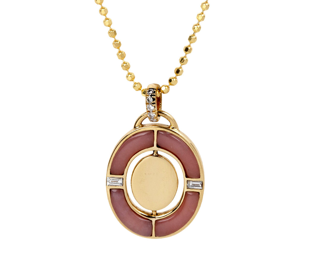 Pink Opal Capri Inlay Necklace