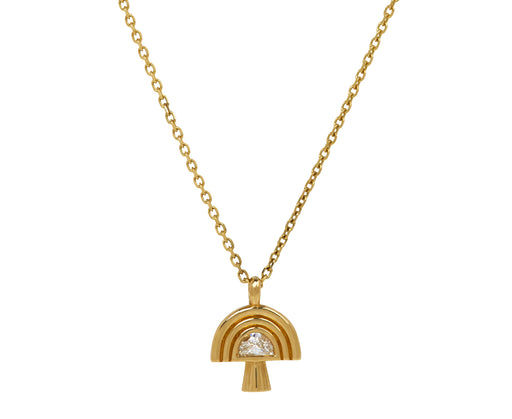 Mushroom Pendant Necklace