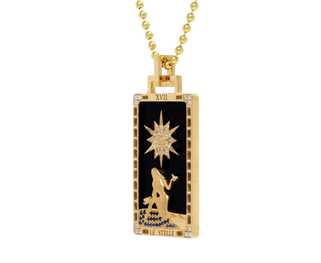Le Stelle Piccola Tarot Card Necklace