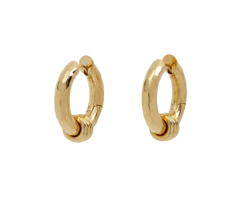Ursa Minor YG Vulcan Hoop Earrings
