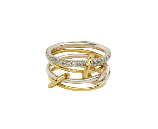 Spinelli Kilcollin Pisces SG Pave Gris Ring