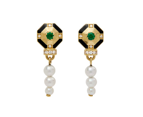 Genil Enchantress Pearl Drop Earrings