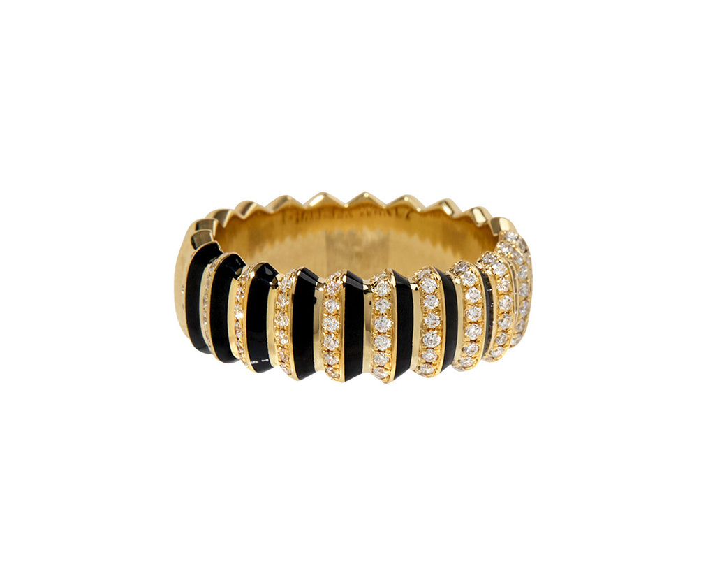 Diamond Borsh Jet Black Ring