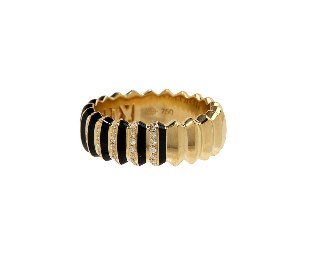 Diamond Borsh Jet Black Ring