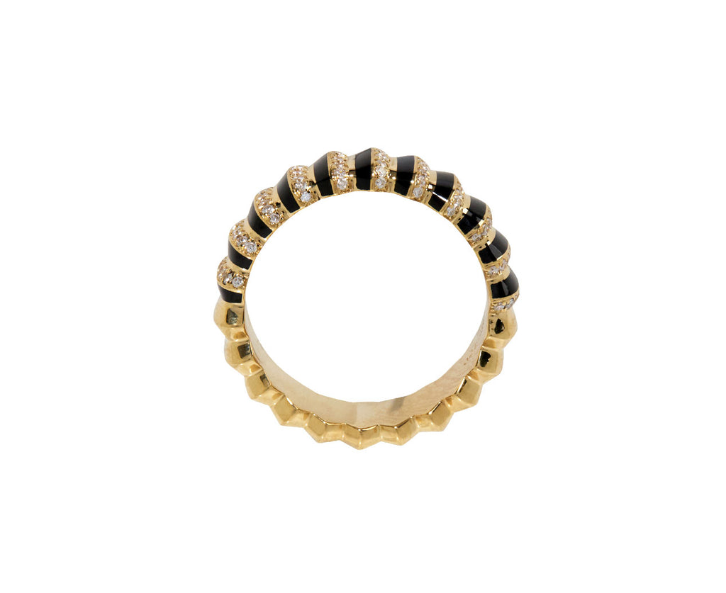 Diamond Borsh Jet Black Ring