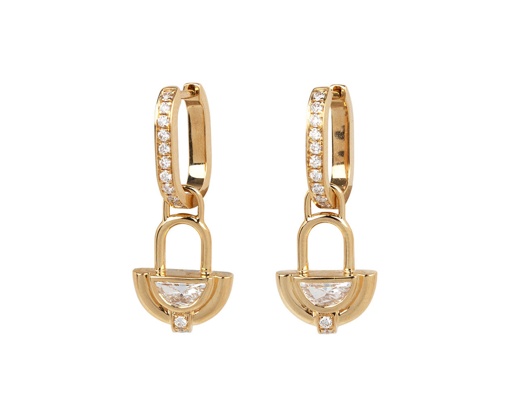 Sophia Diamond Pendant Drop Earrings - TWISTonline
