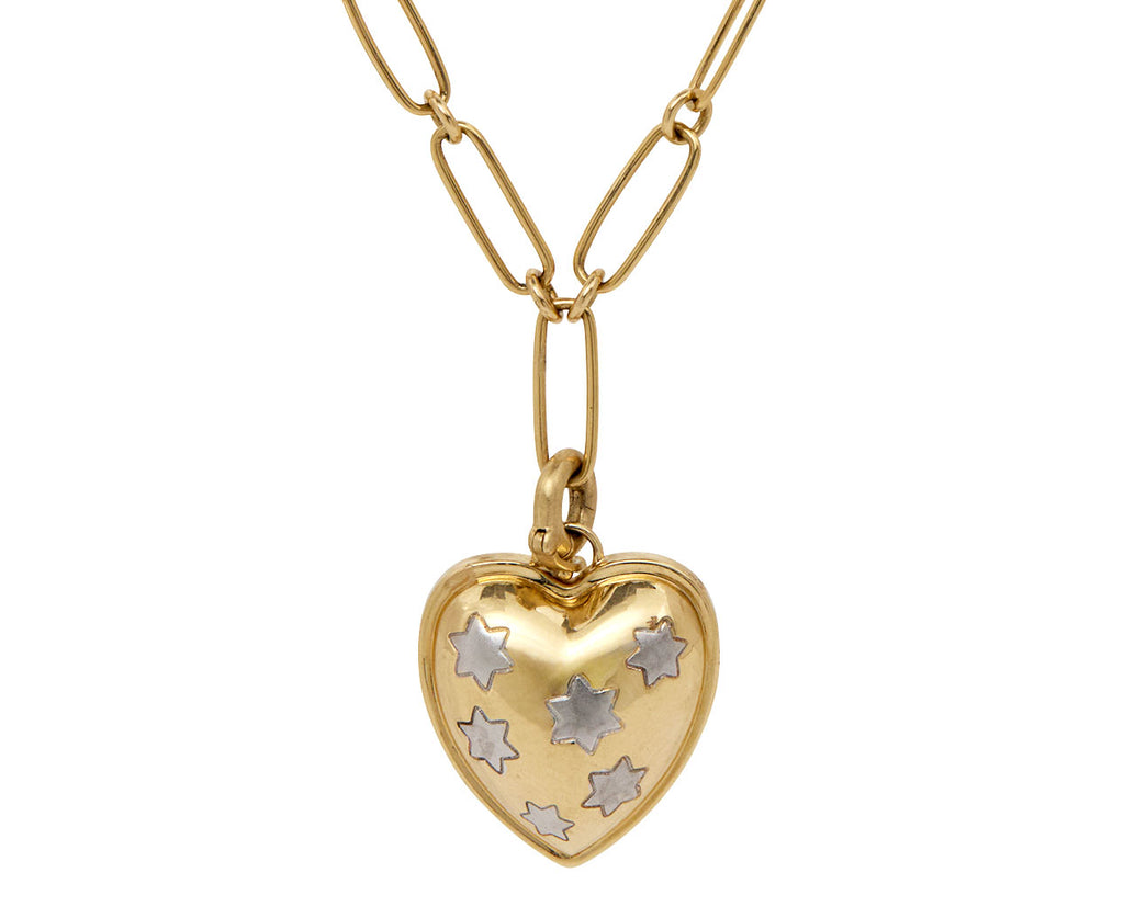 Mixed Gold Anna Heart Charm Pendant ONLY