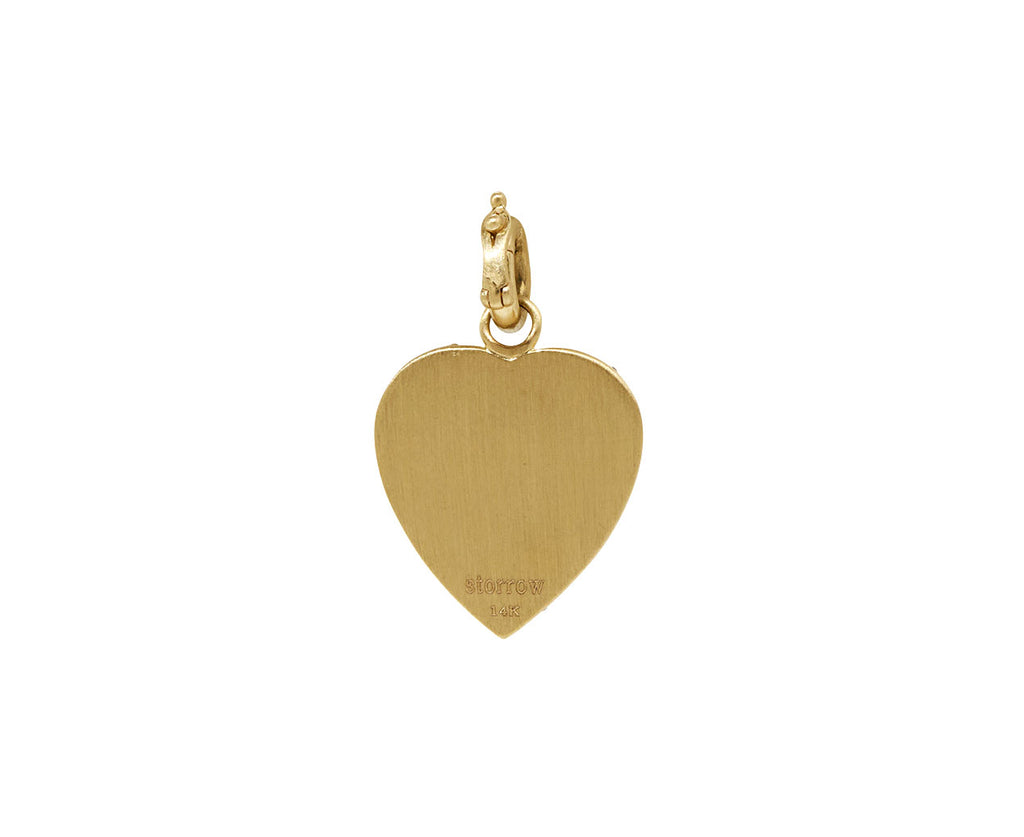Large Malachite Diamond Alana Heart Charm Pendant ONLY