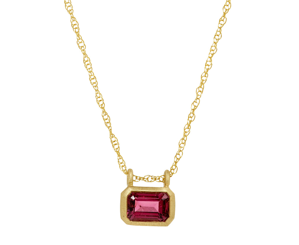 Elizabeth Street East West Tourmaline Pendant Necklace