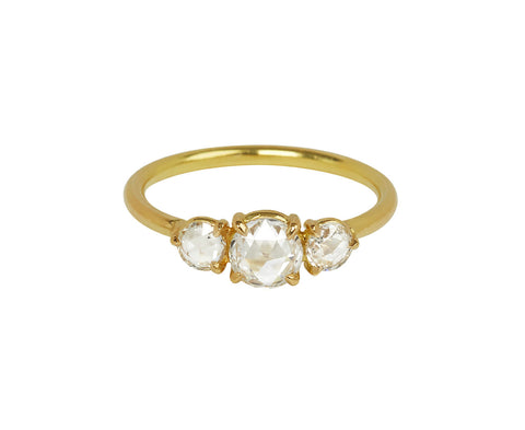 Trio Rose Cut Diamond Solitaire - TWISTonline