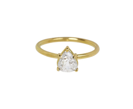 Pear Shaped Diamond Solitaire