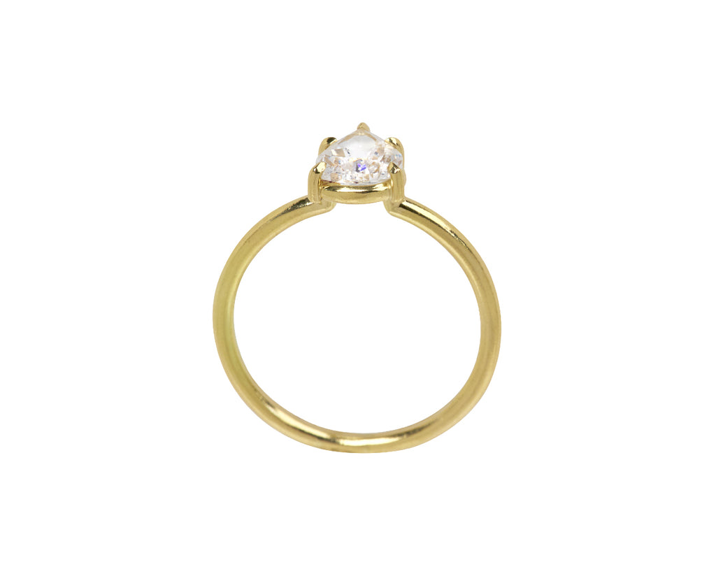 Pear Shaped Diamond Solitaire