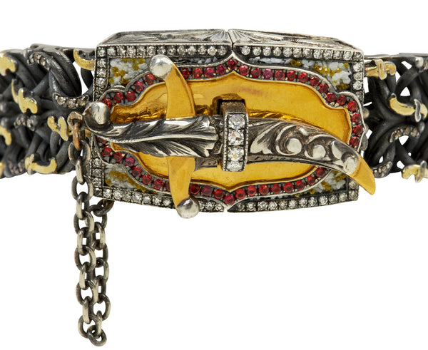 Sevan Bicakci Silver Chain Link with Dagger Clasp Bracelet