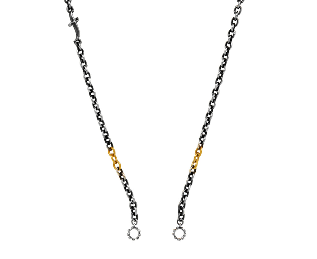 24" Sterling Silver and Gold Open Ended Chain ONLY