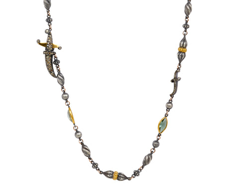 Diamond Dagger Necklace