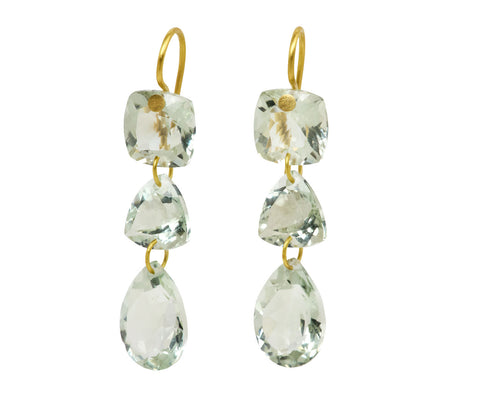 Green Quartz Jemima Earrings