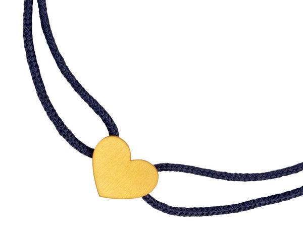 Enamel Heart Cord Bracelet – Marie-Hélène de Taillac - US