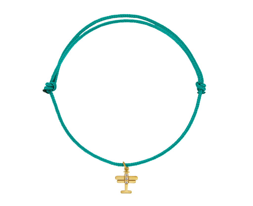 Marie-Hélène de Taillac Precious Plane Charm Bracelet