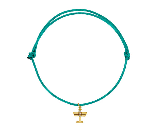 Marie-Hélène de Taillac Precious Plane Charm Bracelet