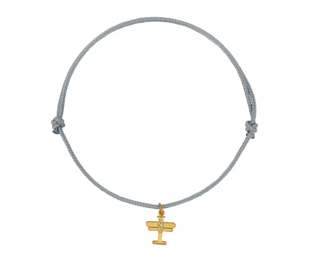 Marie-Hélène de Taillac Precious Plane Charm Bracelet