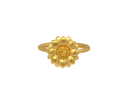 Golden Sunflower Ring