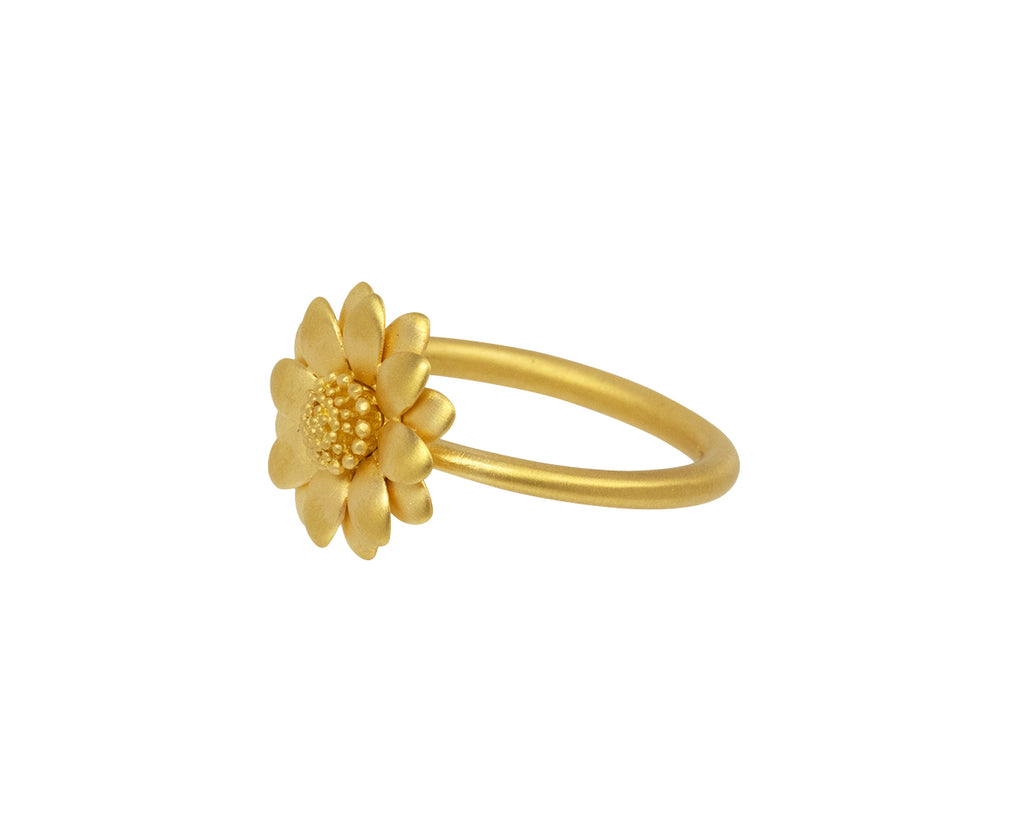Golden Sunflower Ring